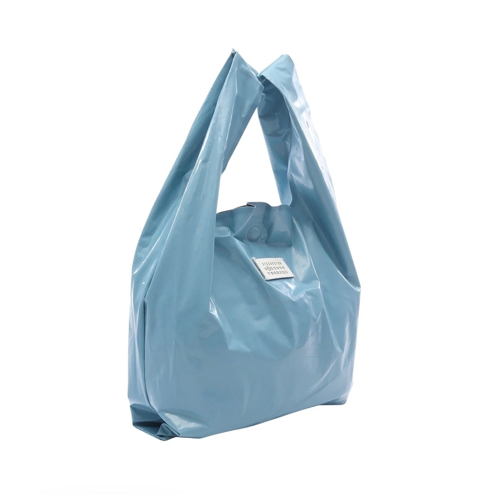 Maison Margiela FW18 Anime PVC Shopper Tote Light Blue Rare Archive NWT - Picture 2 of 11